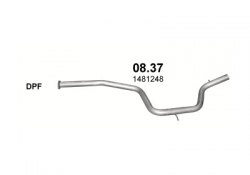 střední trubka pro výfuk BS 900-033|08.37 POLMO, FORD Galaxy