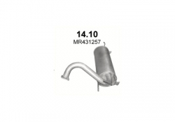 zadní díl pro výfuk BS N|14.10 POLMO, MITSUBISHI Pajero Pinin