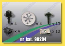 Seat Leon '95-'05_ROMIX 90204 , Sada upevnění (šroubů), kryt motoru