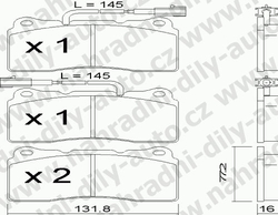 Brzdové desky Přední TRW , GDB1603, ALFA ROMEO 166