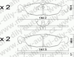 Brzdové desky Přední TRW , GDB1040, DAEWOO LANOS 