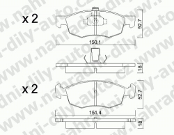 Brzdové desky Přední TRW , GDB1383, FIAT DOBLO 