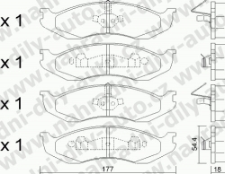 Brzdové desky Přední TRW , GDB1153, JEEP CHEROKEE (XJ)