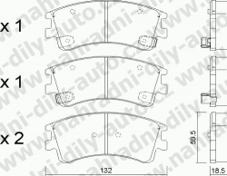 Brzdové desky Přední TRW , GDB3310, MAZDA 6 