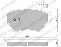 Brzdové desky Přední TRW , GDB3302, MAZDA MX 5