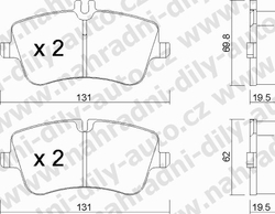 Brzdové desky Přední TRW , GDB1413, MERCEDES Classe C