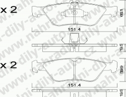 Brzdové desky Přední TRW , GDB1205, MERCEDES Classe E