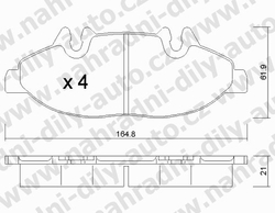 Brzdové desky Přední TRW , GDB1600, MERCEDES VITO -639