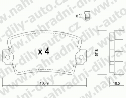 Brzdové desky Přední TRW , GDB243, RENAULT TRAFIC 