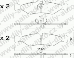 Brzdové desky Zadní TRW, GDB1262, MERCEDES SPRINTER 200