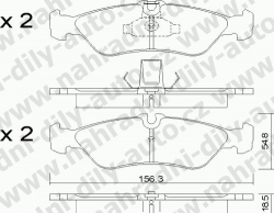 Brzdové desky Zadní TRW, GDB1263, MERCEDES SPRINTER 300