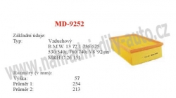 vzduchový filtr, MD-9252, AUDI A6 ALLROAD(4BH-4FH) 05/00-