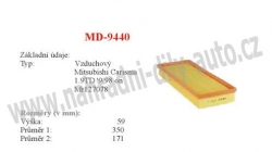 vzduchový filtr, MD-9440, VOLVO V40 07/95-06/04