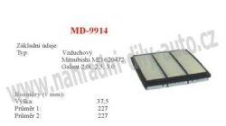 Vzduchový filtr MANN-FILTER, C 2332, MITSUBISHI PAJERO II 12/90-04/00