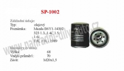 Olejový filtr MANN-FILTER, W 67/1, NISSAN X-TRAIL (T30)  06/01-