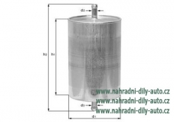 Palivový filtr MANN-FILTER, WK 830, RENAULT CLIO I  05/90-09/98