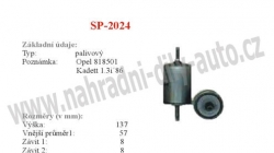 Palivový filtr MANN-FILTER, WK 613, RENAULT MEGANE I 01/96-08/03